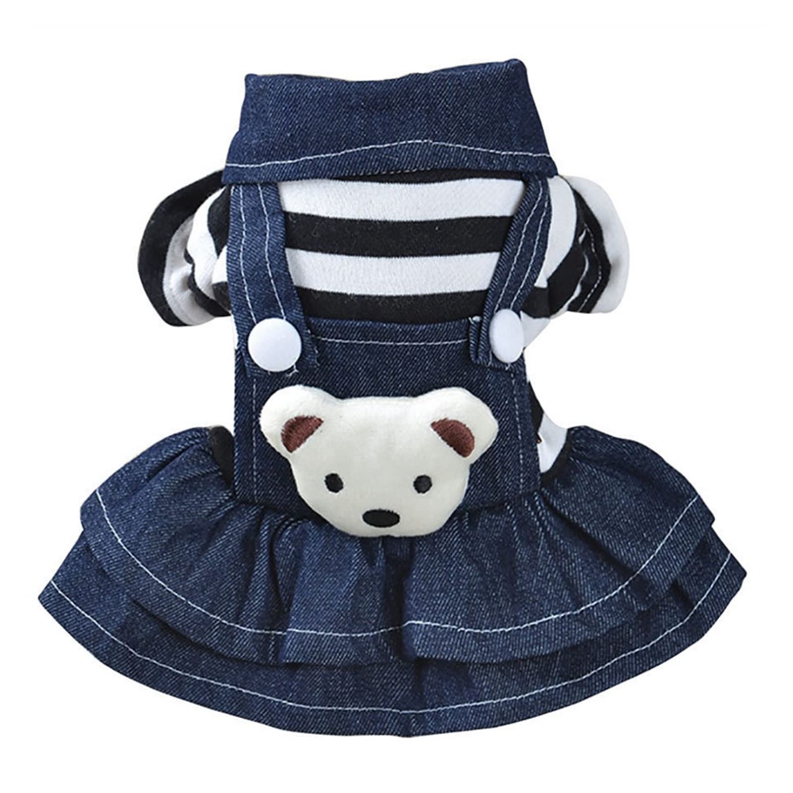 Manteau en denim pour chien et chat vêtement chaud hiver taille L