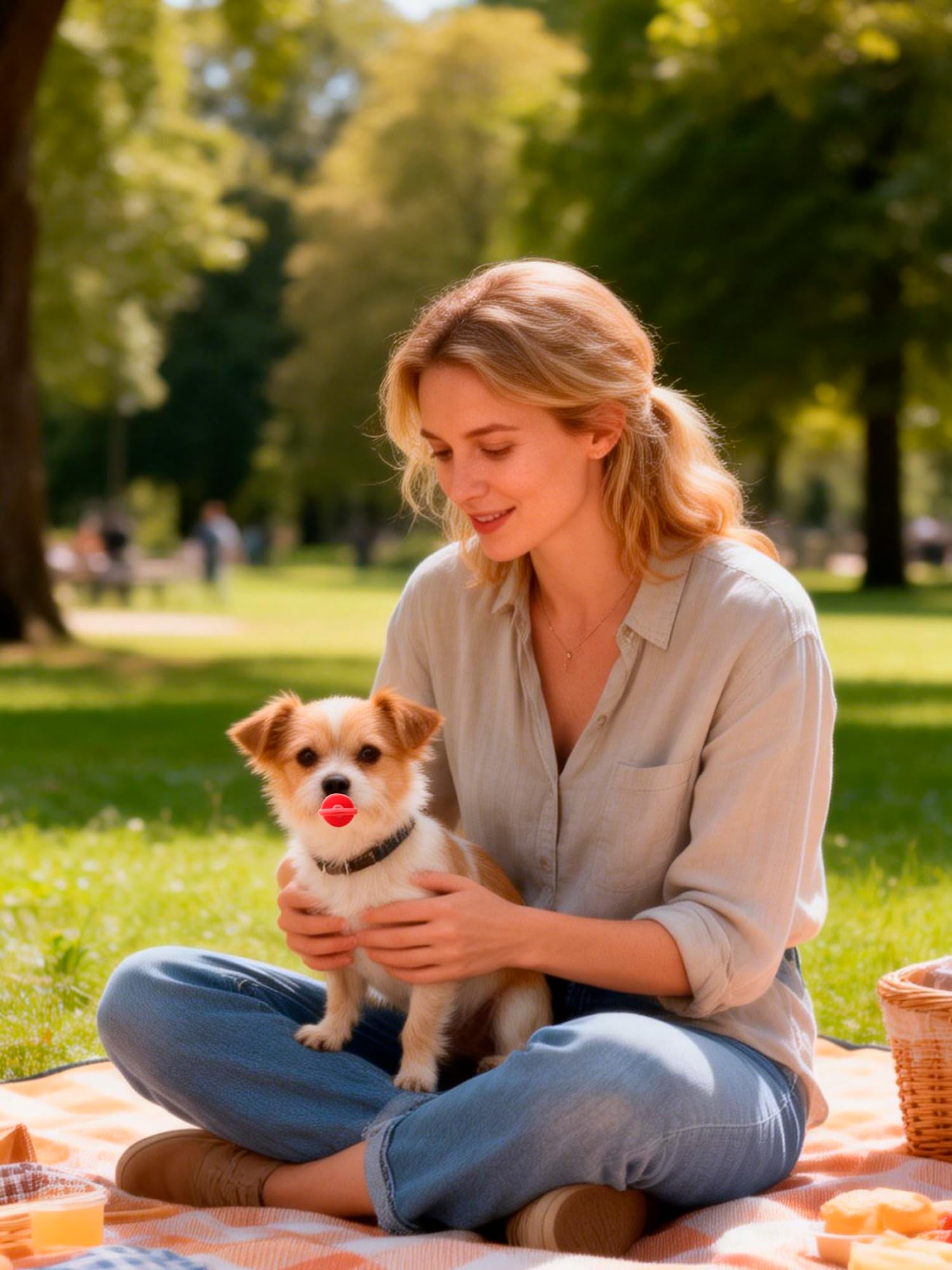 2 ciucci per cani, 7,9 x 5,1 x 5,1 cm, per cani rossi e verdi, adatti per alleviare la necessità di digrignare i denti negli animali domestici