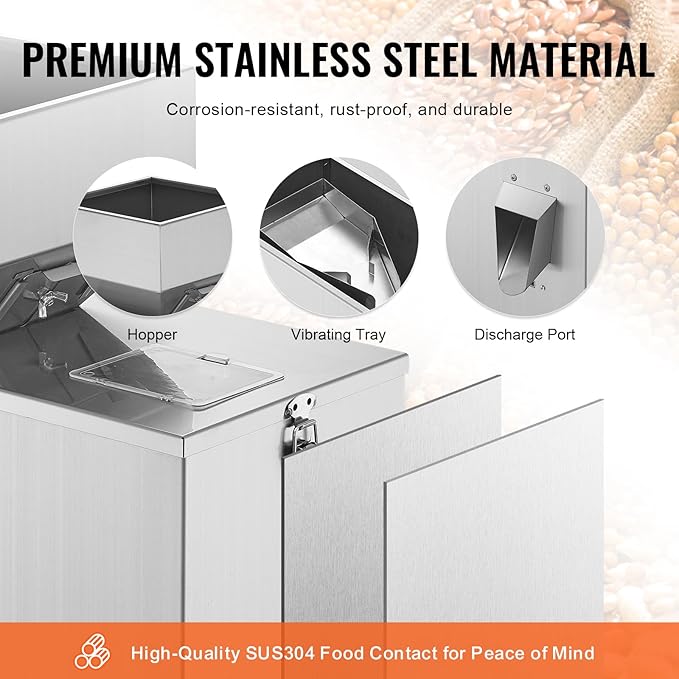 VEVOR Powder Filling Machine, 0.002-0.44lbs/1-200g, Automati miniatura 8