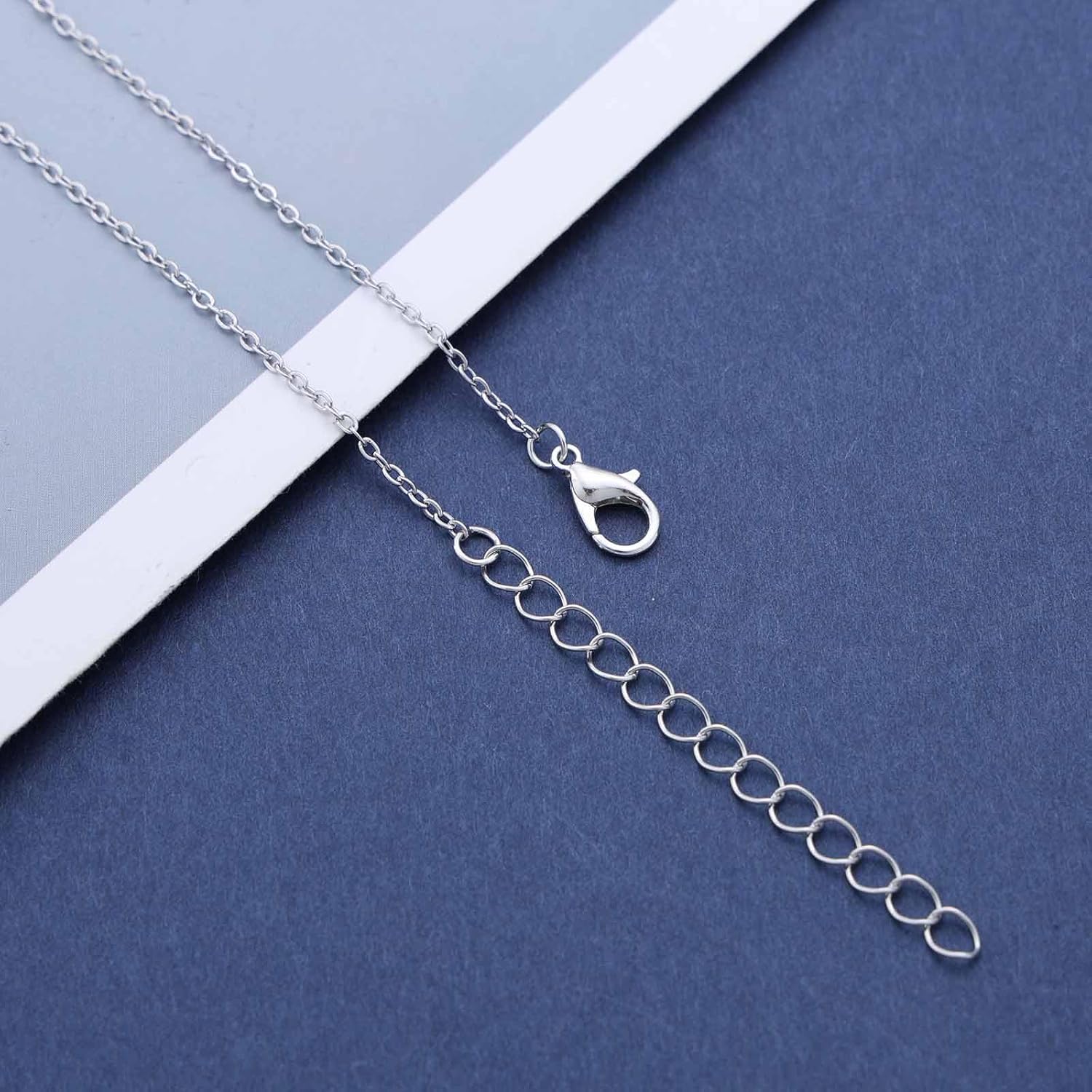 Boho Heart Pendant Necklace Silver Hollow Heart Bead Necklace Vintage Love Heart Choker Necklace Adjustable Puffy Heart Chain Necklace Jewelry for Women - Image 6