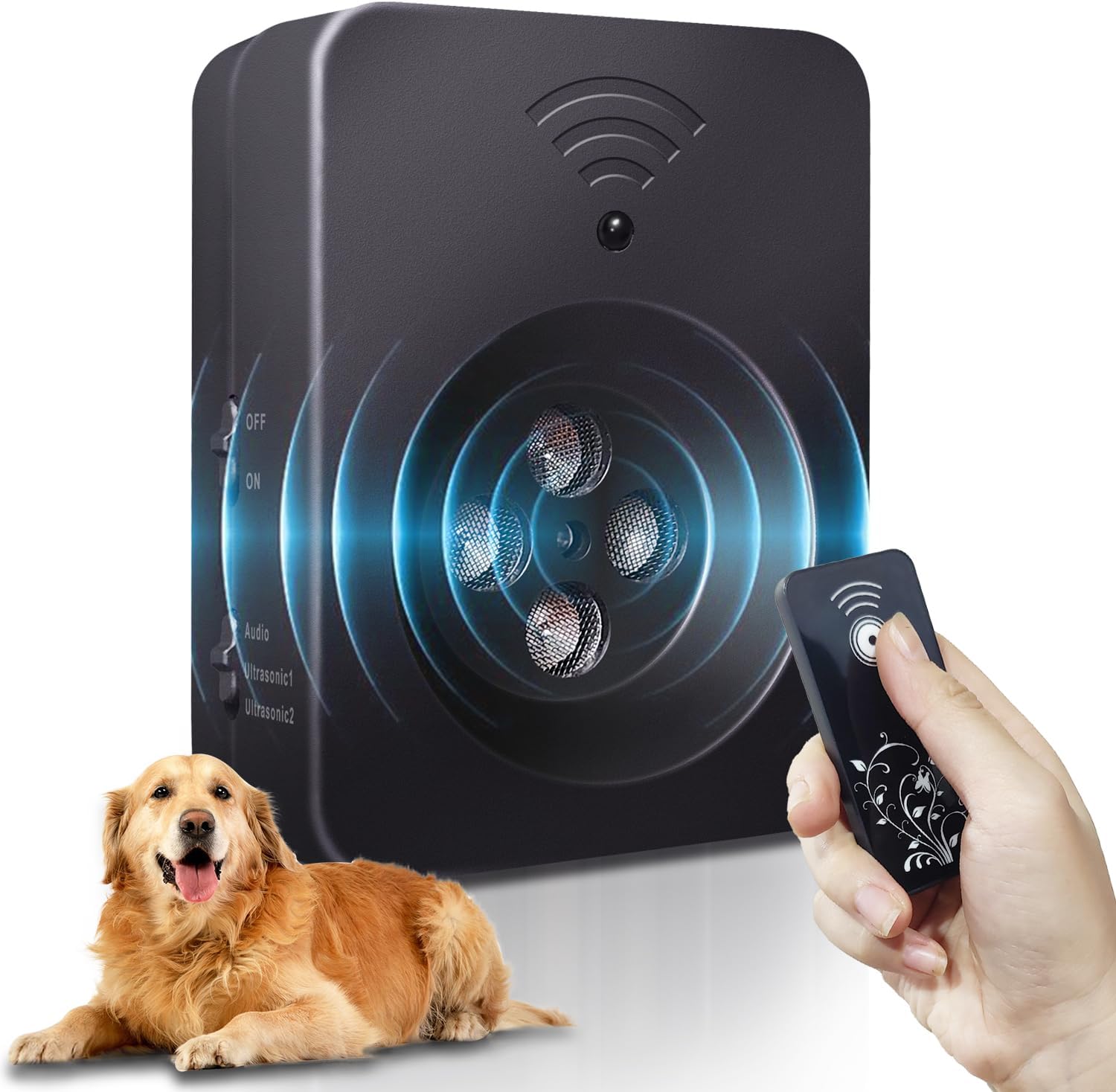 2026 Advanced Ultrasonic Bark Control Device with Remote - Humane No-Shock Training for Dogs, Automatic Sound-Activated Correction for Peaceful Home