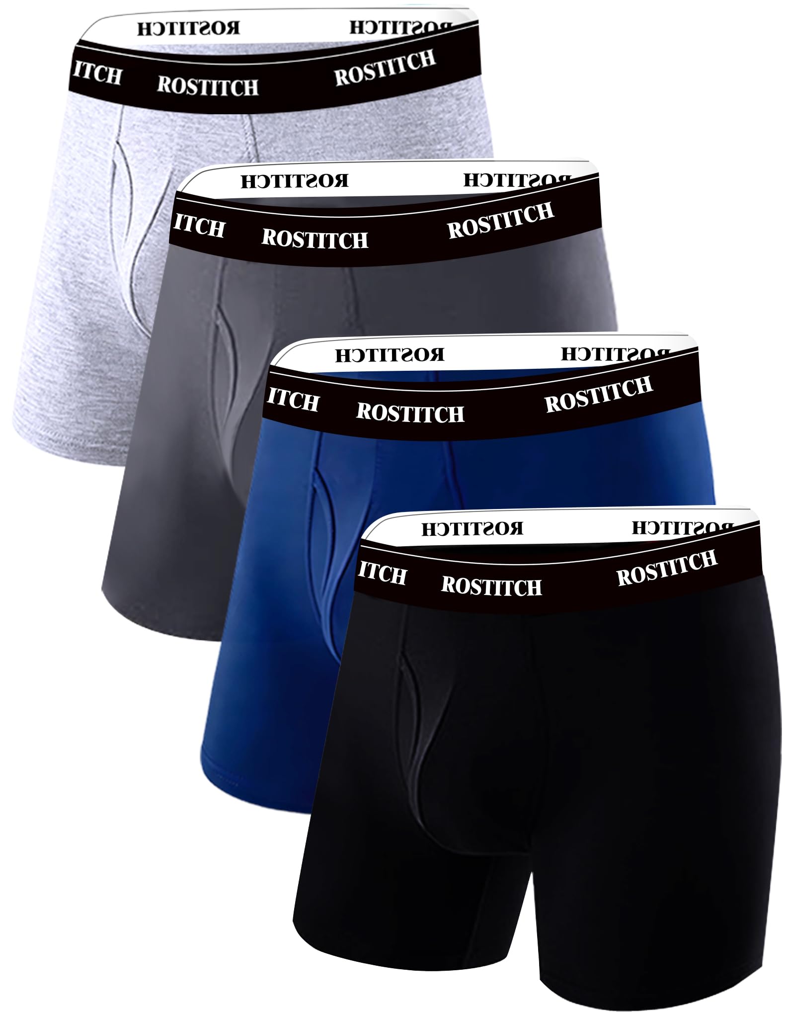 Mens Boxer Briefs Soft and Breathable Upgrade cotton men s underwear with Fly Super elasticity mens underwear