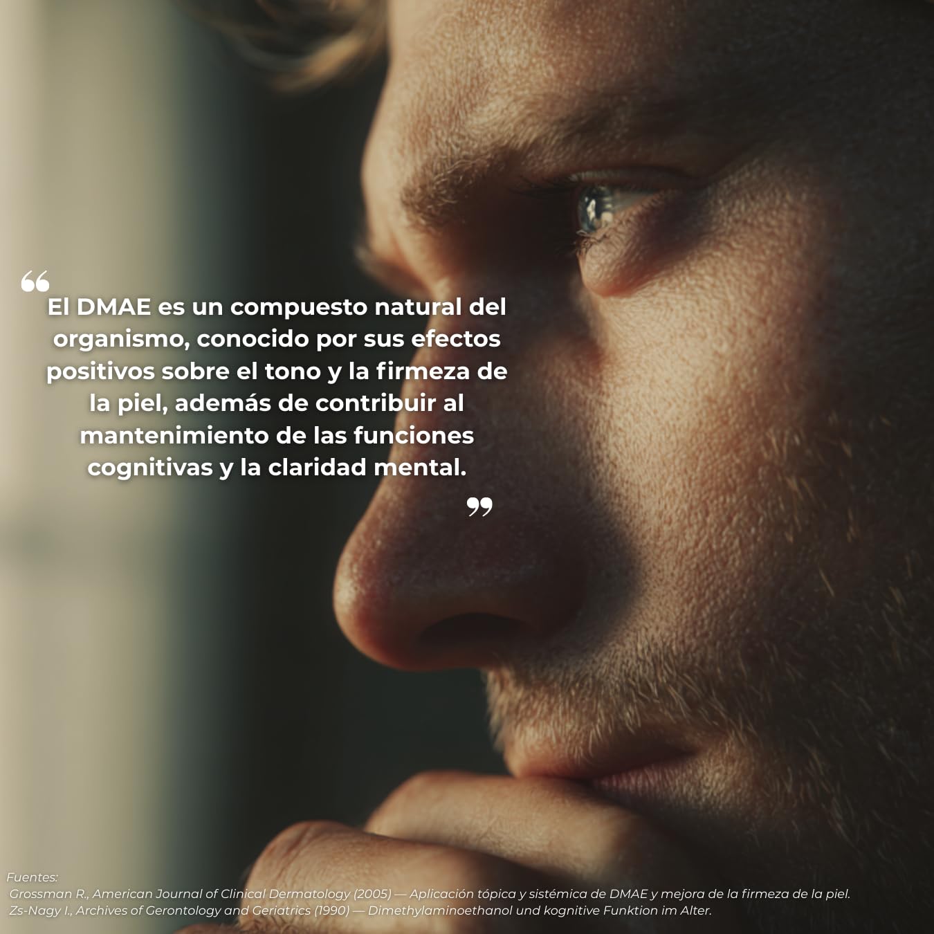 DMAE Alta Concentración – Memoria, Concentración y Energía Mental – Nootrópico Cerebral – Cápsulas – Fabricado en Francia