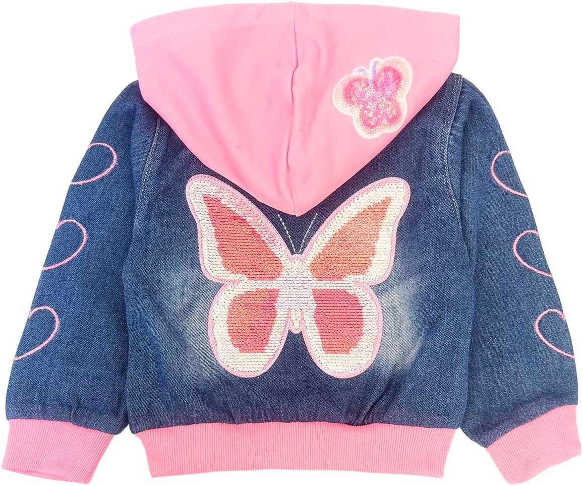 2-10Years Spring Autumn Little Big Girl Denim Jacket Coat