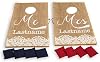 VictoryStore Cornhole Games - Custom Wedding Bag Toss Game - Custom Wedding Cornhole