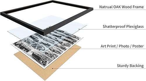 Miniatura 4 de Monem Art - Póster de máquina vintage, impresión retro de automóvil, regalo para conductor, entusiasta del automóvil, vehículo antiguo, diseño