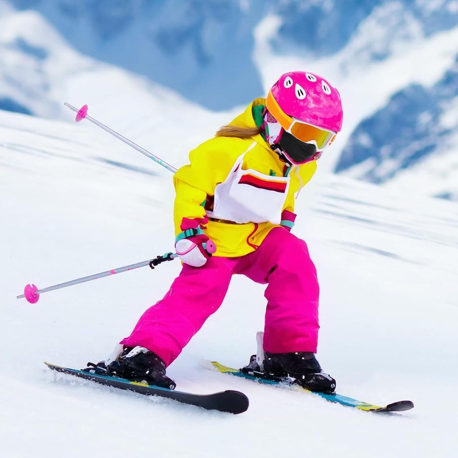 Ameceres Kids Balaclava Ski Mask Cold Weather Windproof Tactical Face Mask Winter for Skiing Snowboarding Cycling - Image 8