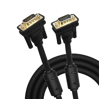 VGA Computer Monitor Cable 3FT, VGA Male to Male 15 Pin Full HD 1080P High Resolution Cord, for TV, Projectors, Game Consoles etc.