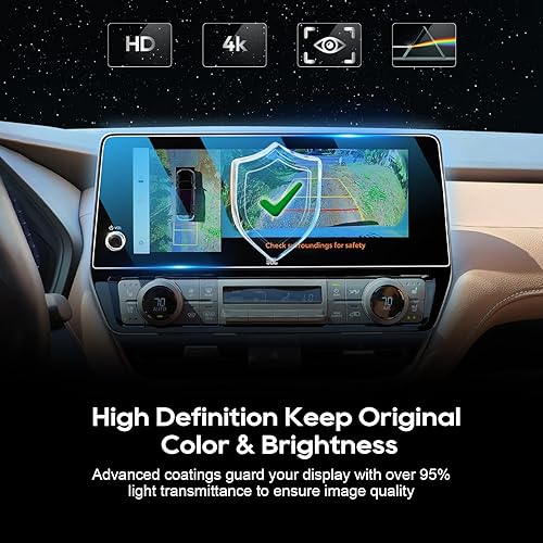 Vista 77 de LFOTPP Protector de pantalla F150 para 2015-2021 2022 2023 F*ord F 150 F150 F250 F350 F450 sync2 sync3 Coupé Hatchback 8 pulgadas navegación vidrio