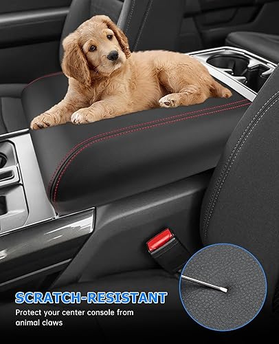 Miniatura 5 de INTGET Funda de consola central para 2025 2026 Ford F150 Accesorios interiores 2021 2022 2023 2024 Funda de reposabrazos central Funda de