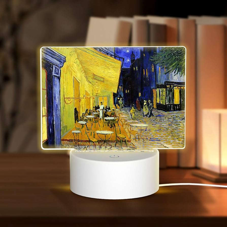 Amazon.co.jp : ナイトライト テーブルライト ゴッホ 夜のカフェ