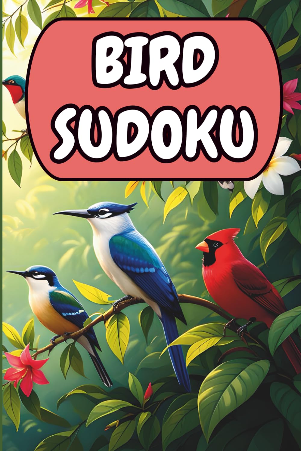 Bird Sudoku: 6x9 book featuring 150 bird-themed sudoku puzzles, with 3 levels of difficulty and solutions in the back to challenge your mind.