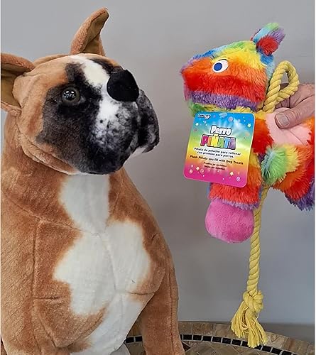 Miniatura 4 de Piñata Perro  Grande  Piñata de peluche de juguete para perro que rellenas con golosinas para perros  Piñata de peluche para rellenar con premios