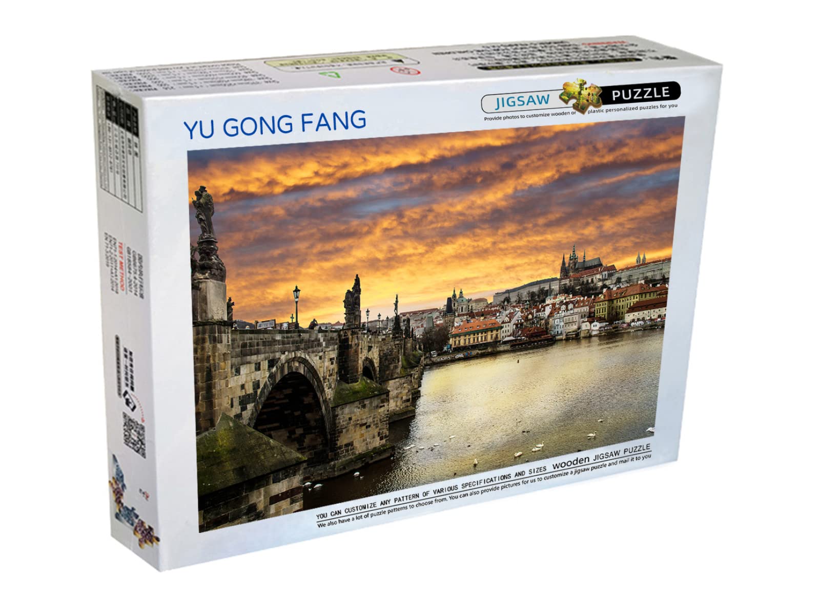 Puzzle da 3000 pezzi Puzzle Praga Ponte Carlo Puzzle Giocattolo in legno Regalo Decorazioni per la casa