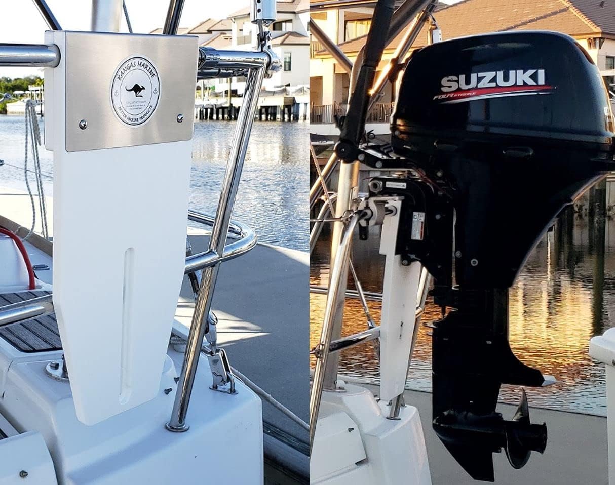 Marine Outboard Motor Engine Rail Mounting Bracket – 1 1/4 Inch – Model X 1.25 inch : Sports & Outdoors