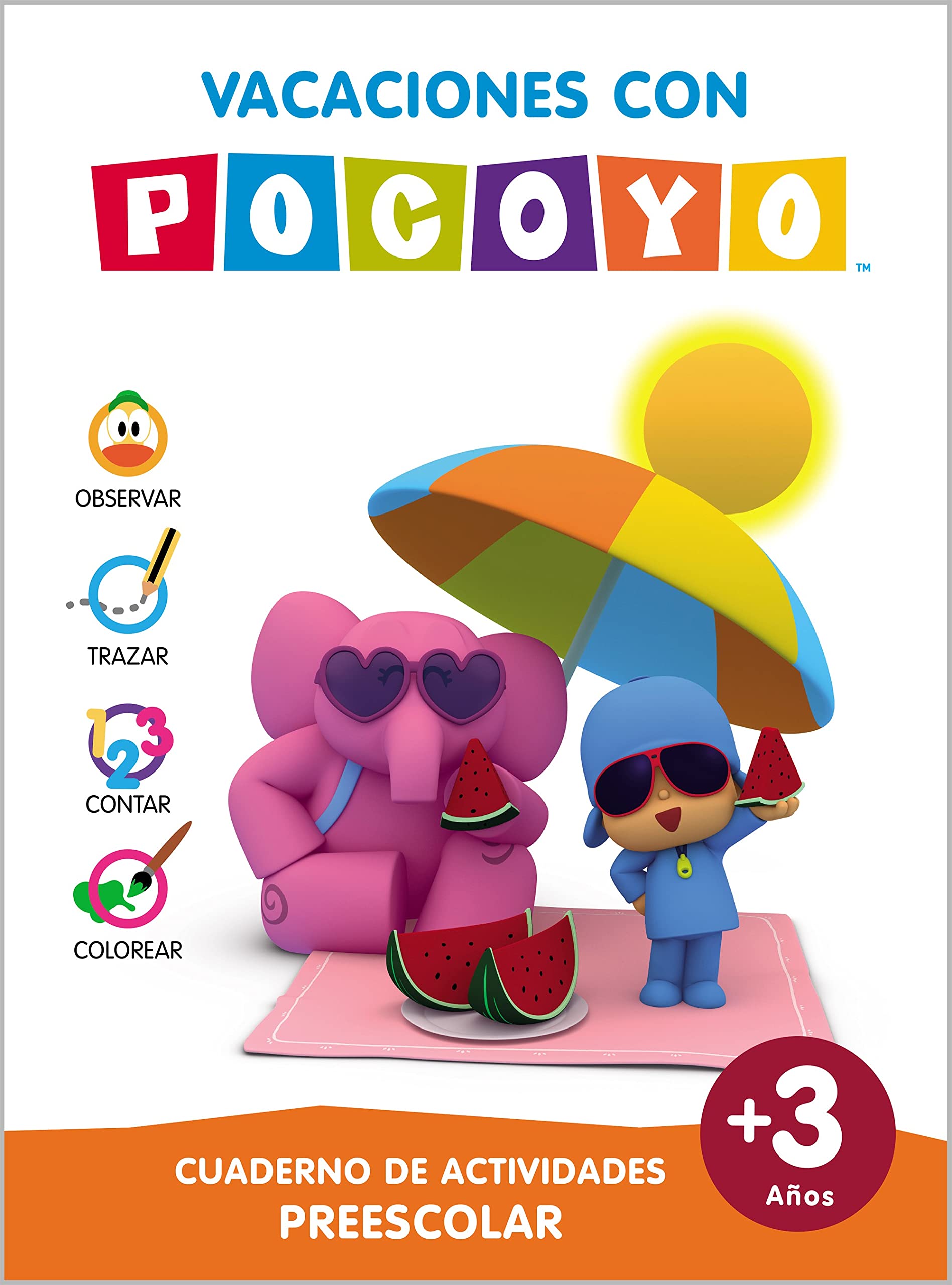 Pocoyó. Cuaderno de vacaciones - Vacaciones con Pocoyó (3 años): Cuaderno de actividades preescolar (Altea)