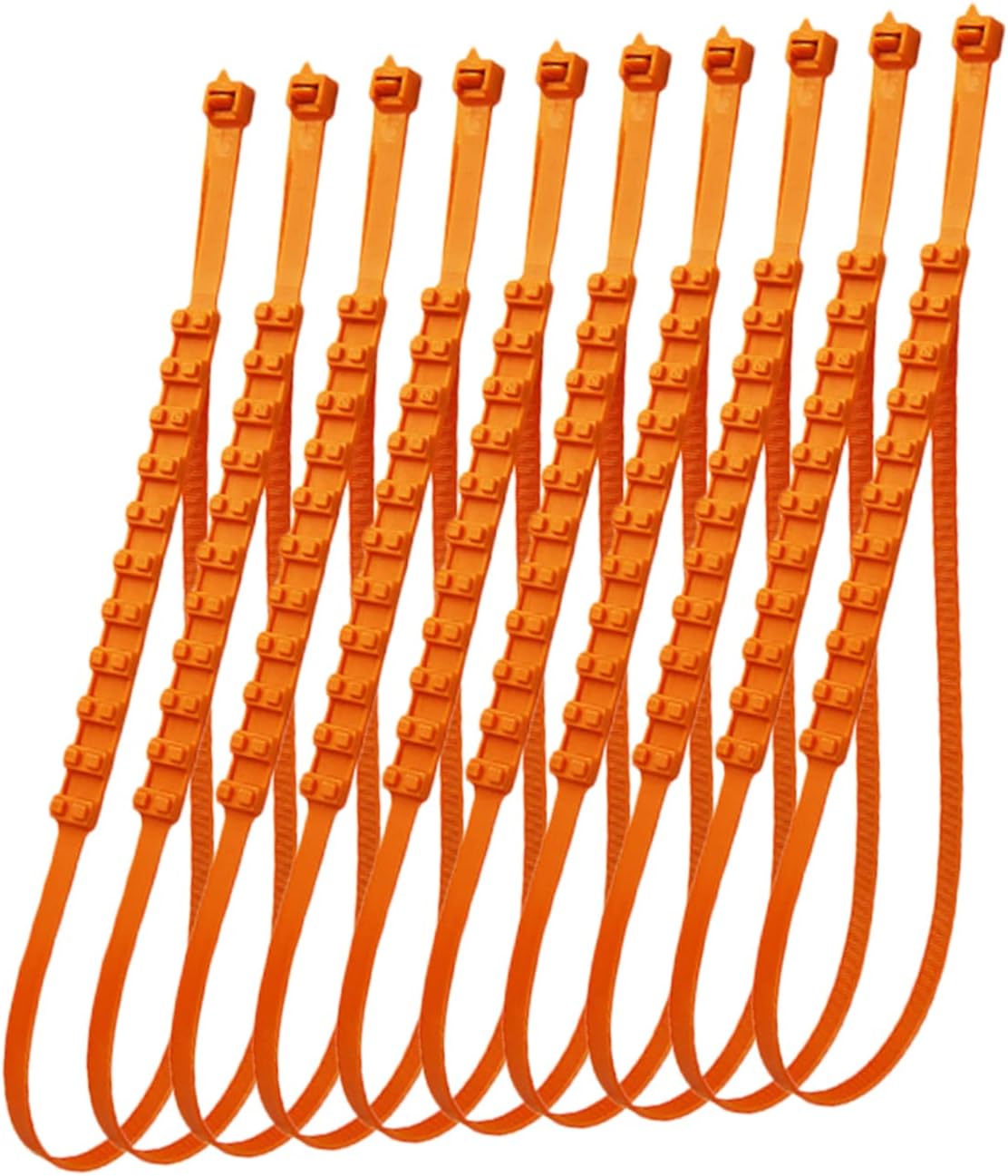 10pcs -skid Tire Chains for Snow Mud Ice Vehicle Traction Cable Ties for Cars Suvs Reinforced Non- Tire Cables for Driving Safety