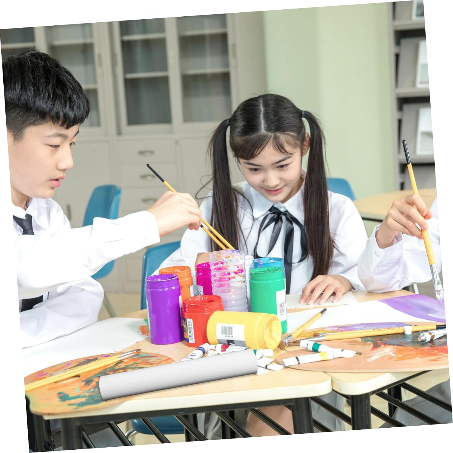 Art Carrying Case 2pcs Portable Cardboard Tube for Poster Print Map Document and Transport