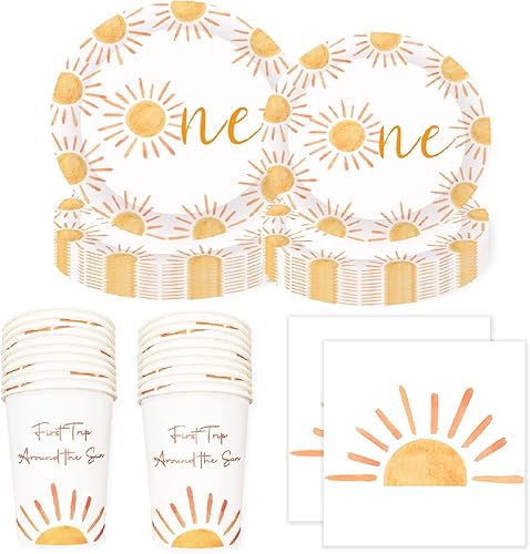 Miniatura 4 de 60 servilletas de papel bohemias para fiesta de cumpleaños, primer viaje, inspiradas alrededor del sol, decoraciones de cumpleaños, bohemio, hippie,