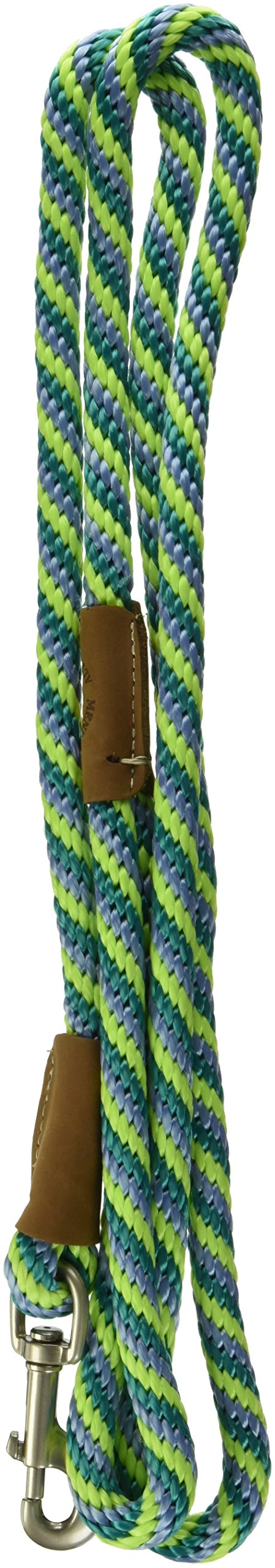 Mendota Dog Products Snap Leash, 1/2-Inch by 6-Feet, Twist Sea Foam