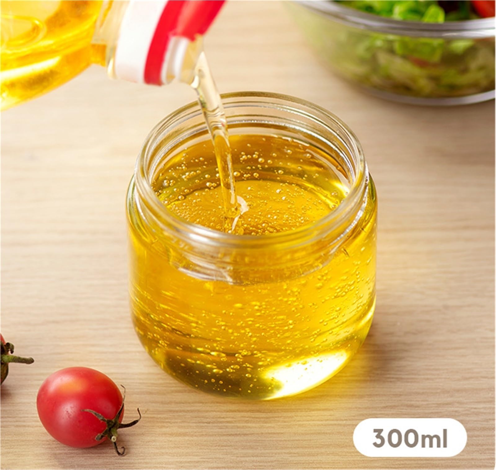 Oliera Spray Spruzzino Olio Spruzzatore for Olio Domestico A Prova di Perdite for Preparare Insalate, Cuocere al Forno, Friggere, Grigliare Nebulizzatore Olio(White)