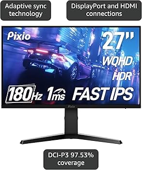 Amazon.com: Pixio PX277 Prime Neo 27 inch 180Hz Refresh Rate QHD