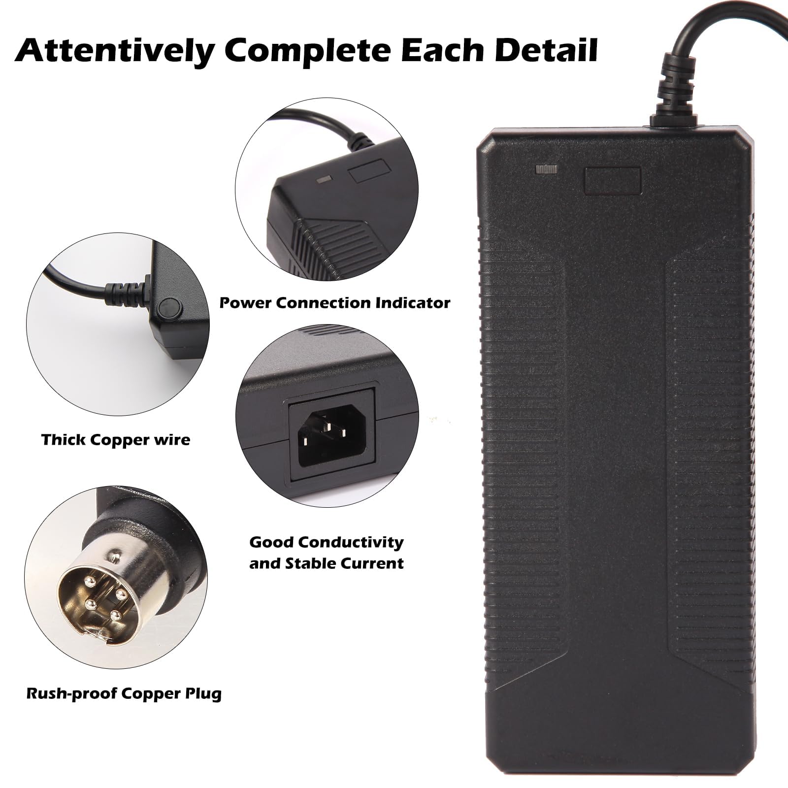 48V 3.75A 4Pin AC/DC Adapter Charger Compatible With Swann NVR16 -8580 4 8 16 Channel 4k Video Recorder NVR DVR CCTV System SONVK-1689808 NVR -168580 CS CS-4803750 Fujia FJ-SW2028A48003850 Power Supply - View #8