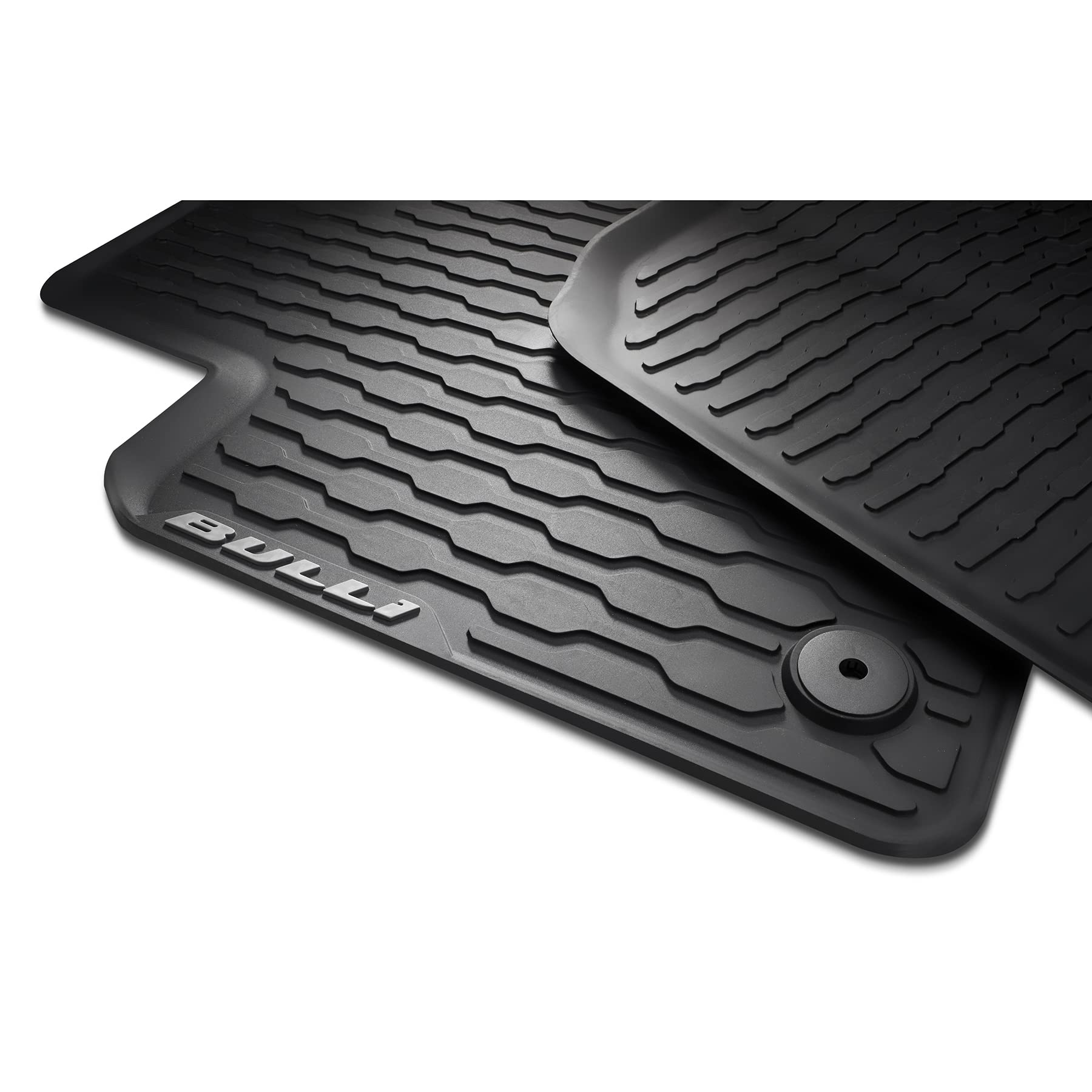 Volkswagen Tapis de Sol Tout-Temps, Gummi, Compatible avec T7 Multivan, 2 Pièces, Titanschwarz, pour l'avant