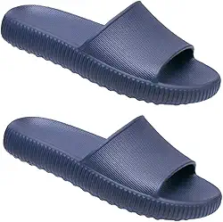 Chinelo Nuvem Ortopédico Macio Feminino Masculino Leve (39/40, Azul Marinho)