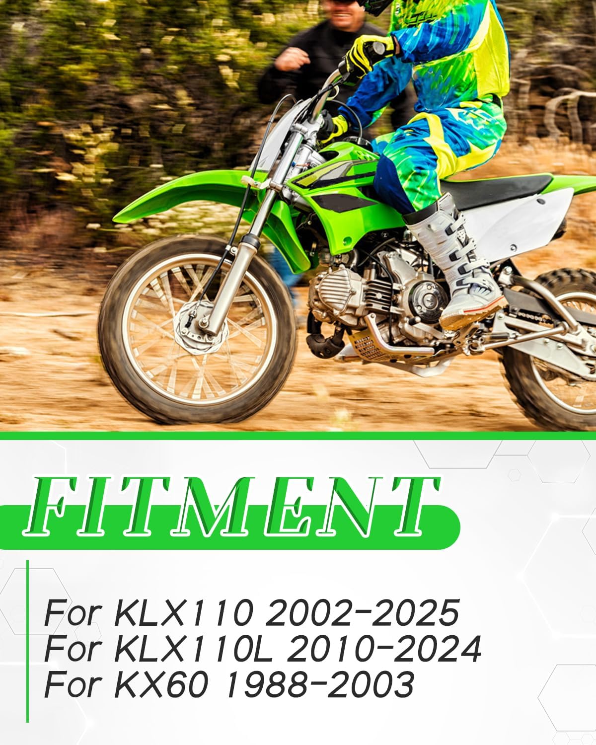 Motorcycle Foot Peg Pedal Rest Footpegs for KLX110 2002-2024, KLX110L 2010-2024, KX60 1988-2003 Dirt Bike, AURORA BLUE