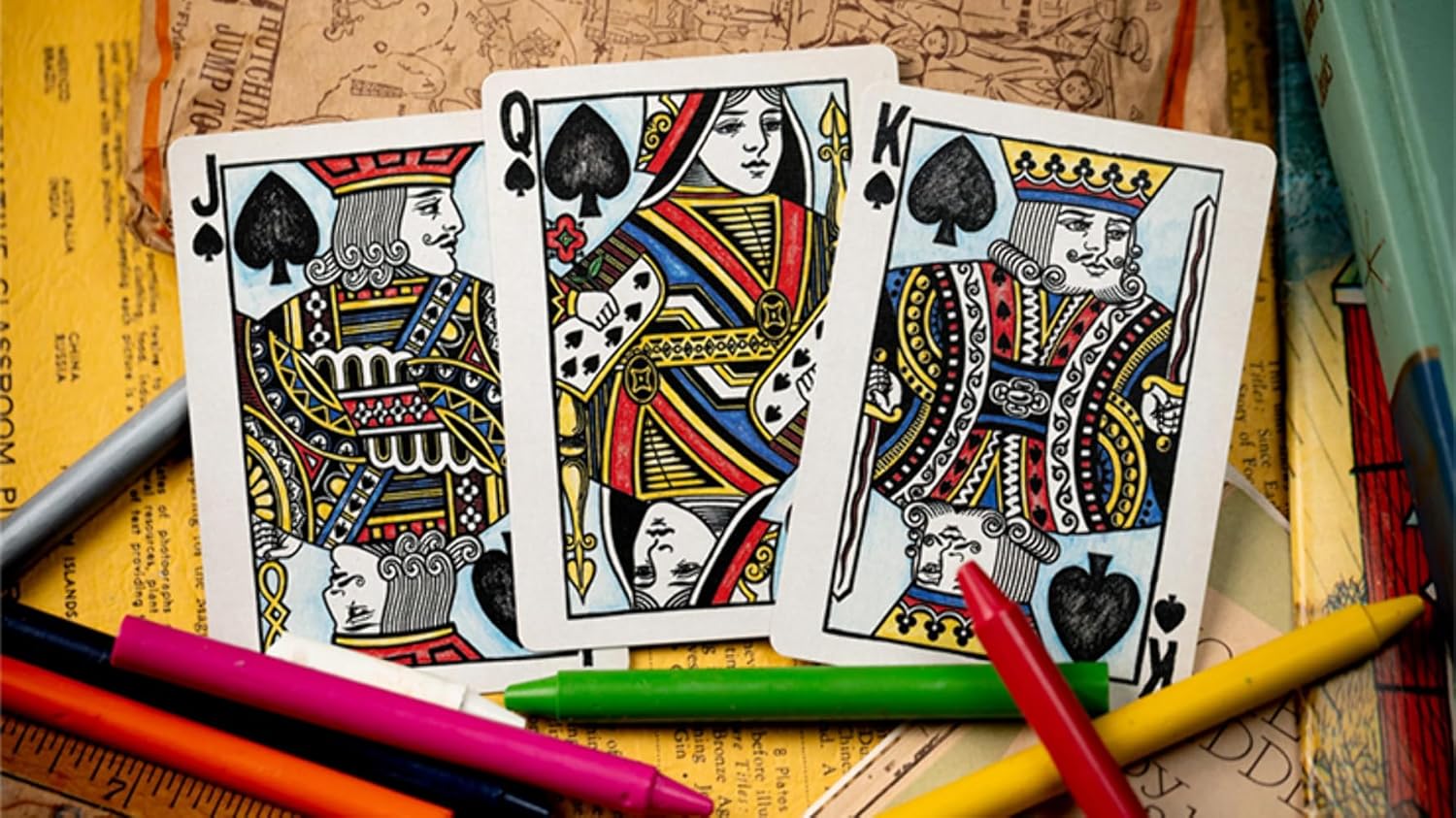 Murphy's Magic Supplies, Inc. Crayon Playing Cards by Kings Wild Project