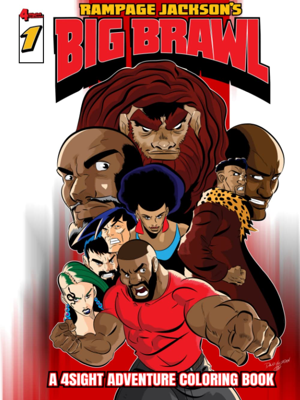 Rampage Jackson's Big Brawl: Adventure Coloring Book