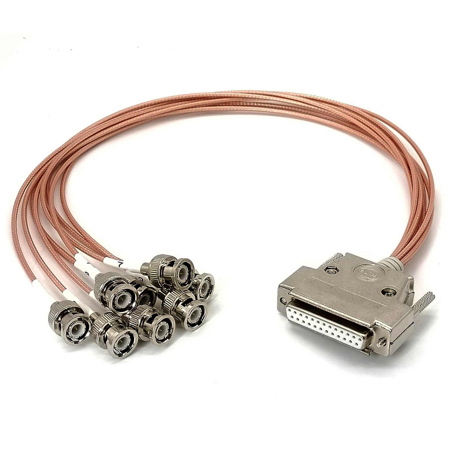 Amazon | GXMRHWY D-Sub 25ピンメス 1~8 BNCコネクタ オスストレート