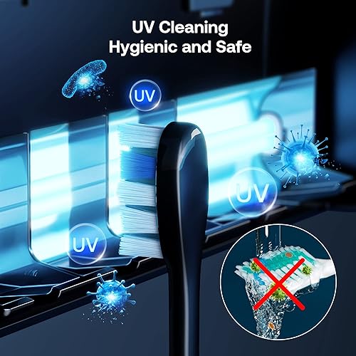 Miniatura 2 de Cepillo de dientes eléctrico para adultos cepillo de dientes blanqueador ultrasónico cepillo de dientes recargable aceptado por la ADA cepillo de