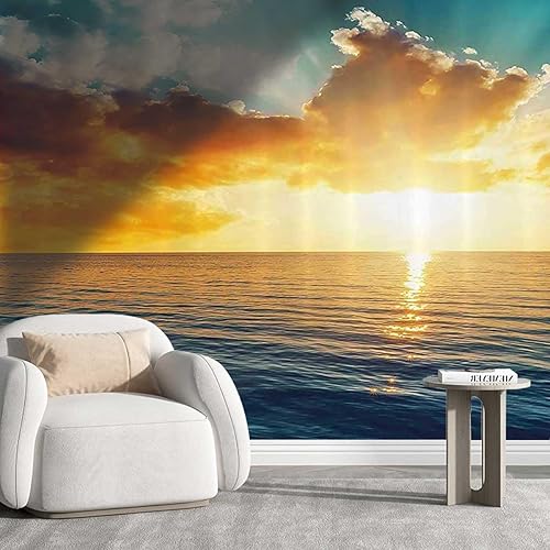 Papel De Paredes - Calcomanías decorativas de océano para pared, decoración de pared, se adhiere a un nuevo aspecto de 78.7 pulgadas de ancho x 59