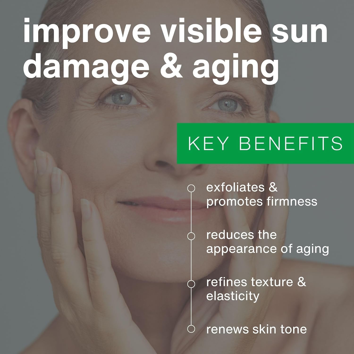 eraclea Reconstructing Cream, Anti-Aging Face Serum with Hyaluronic Acid, Alpha Hydroxy, and Lumiskin, Evens Skin Tone & Reduces Appearance of Sun Damage for All Skin Types (1 fl oz) - Image 3