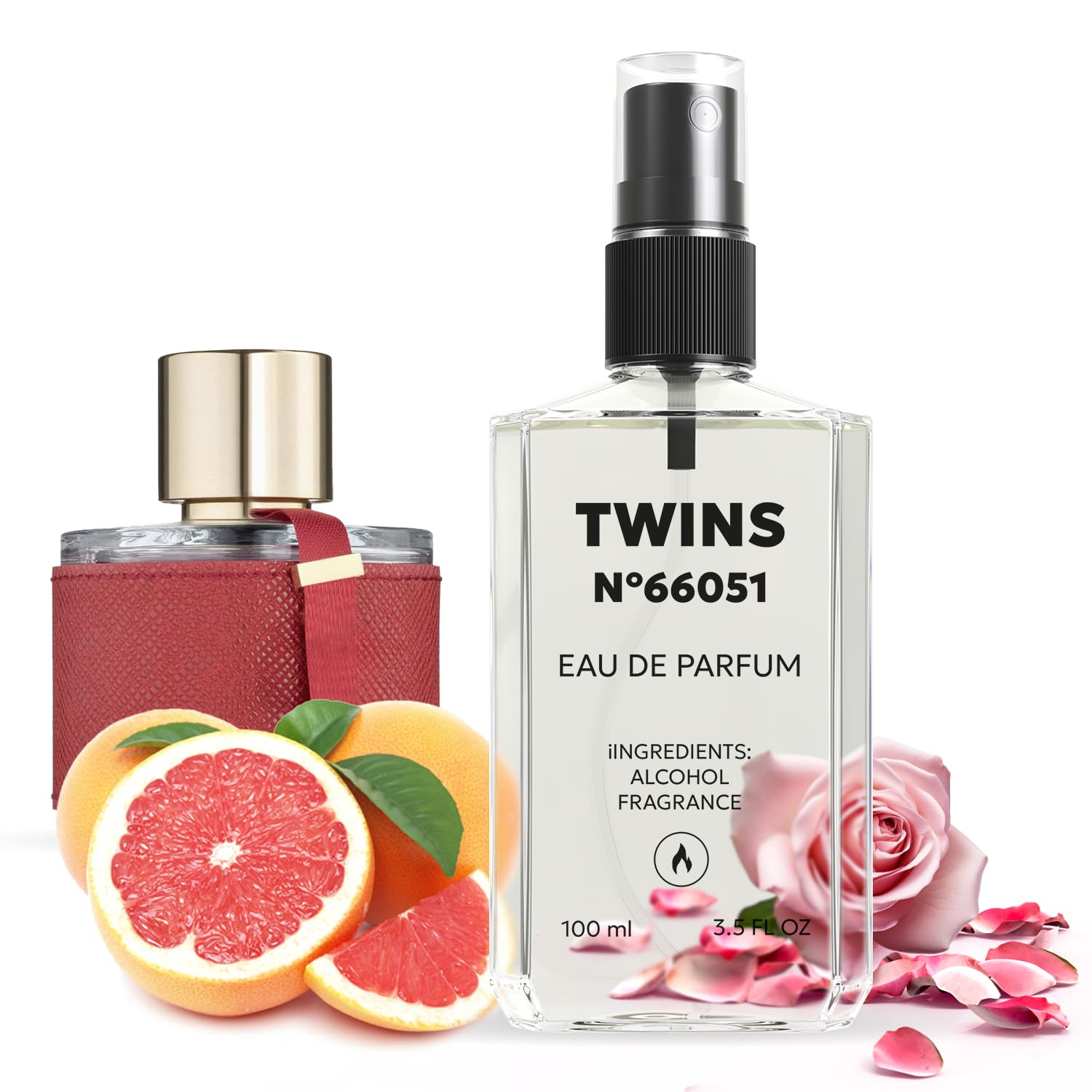 TWINS Impression of Ch. Woman | Perfume for Women Eau de Parfum | No.66051 | 3.4 Fl Oz / 100 ml