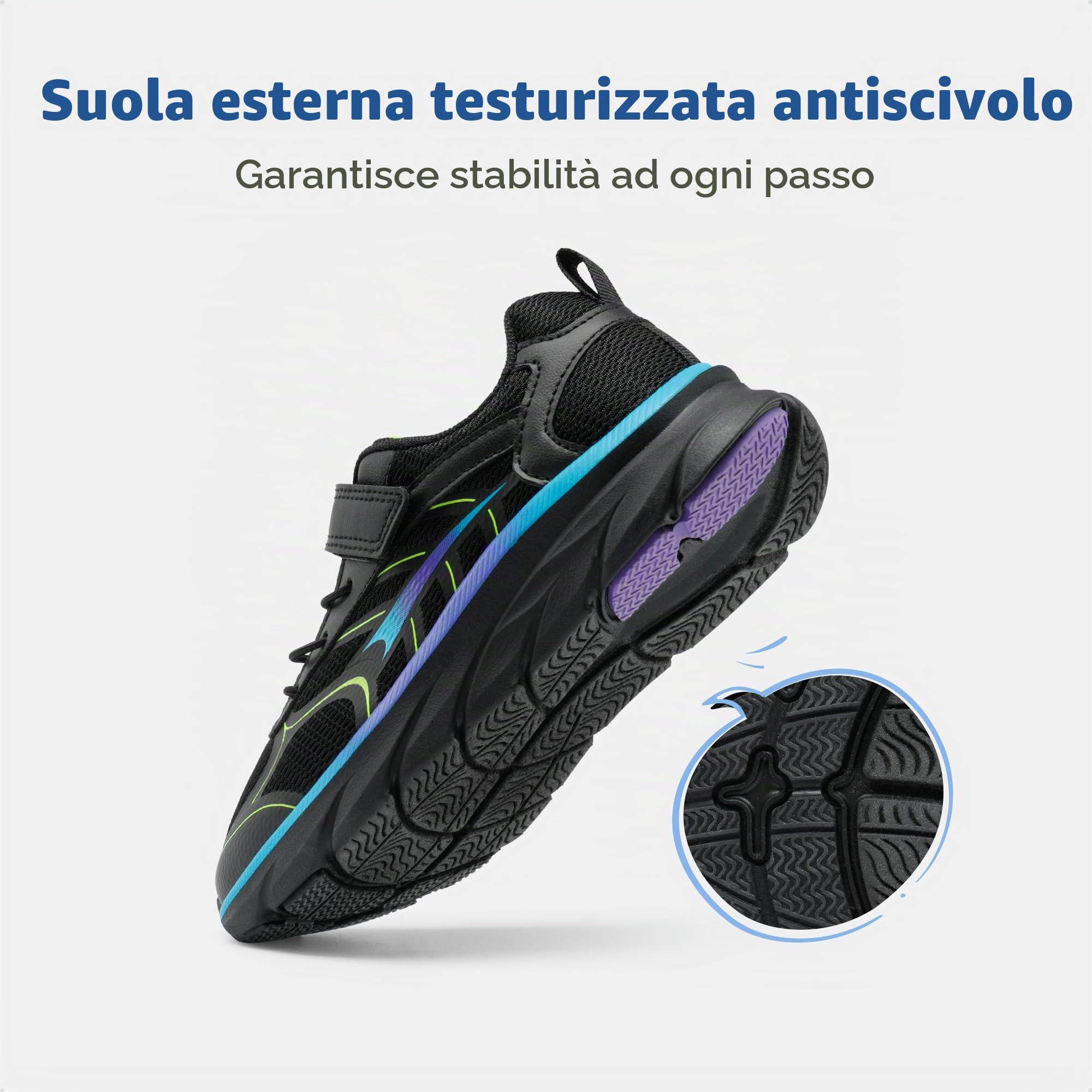 DREAM PAIRS Sneakers per Bambini e Bambine – Scarpe da Tennis e Corsa – Scarpe Bambini Sportive e da Palestra – Leggere e Traspiranti