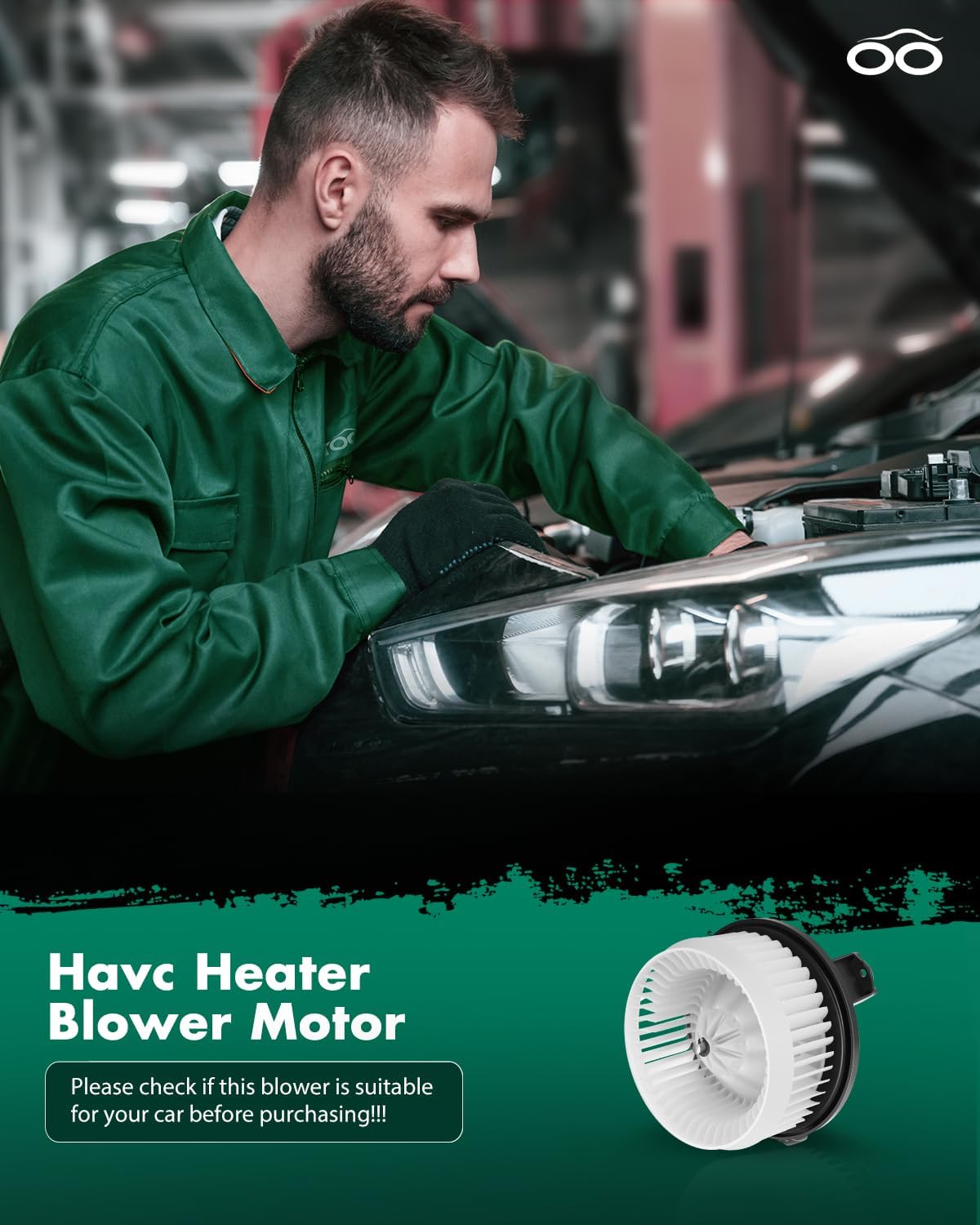 SCITOO HVAC Heater Blower Motor Front 700203 For Acura For MDX,For Buick For Lucerne,For Chrysler For Sebring,For Dodge For Journey,For Ford For Edge,For Honda For Accord,For Jeep For Wrangler