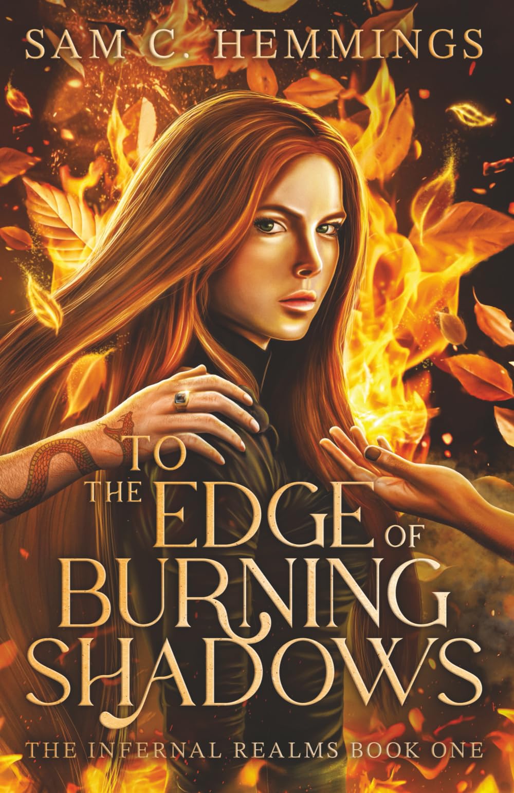 To the Edge of Burning Shadows: A Breathtaking Dark Fantasy Romance (The Infernal Realms)