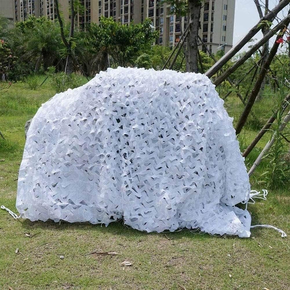 MekUk Malla Camuflaje Camuflaje, Red De Camuflaje Del Ejército 10X10M Cubierta De Caza for La Selva Al Aire Libre Ocultar La Observación De Aves Pantalla De Privacidad para Caza Parasol Decoración Val