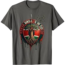 Kenya Dreams In Color Surreal Maasai Design T-Shirt