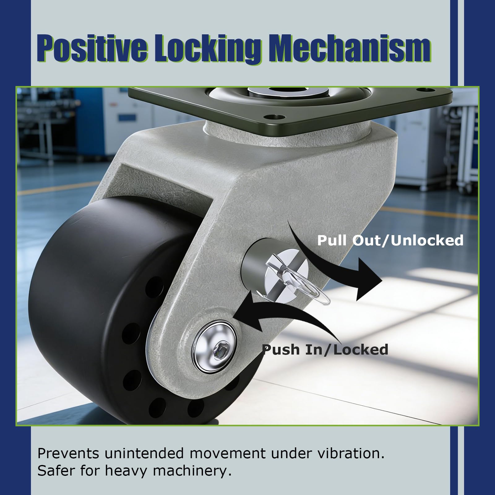 Heavy Duty Casters - 4000 lb Capacity -7