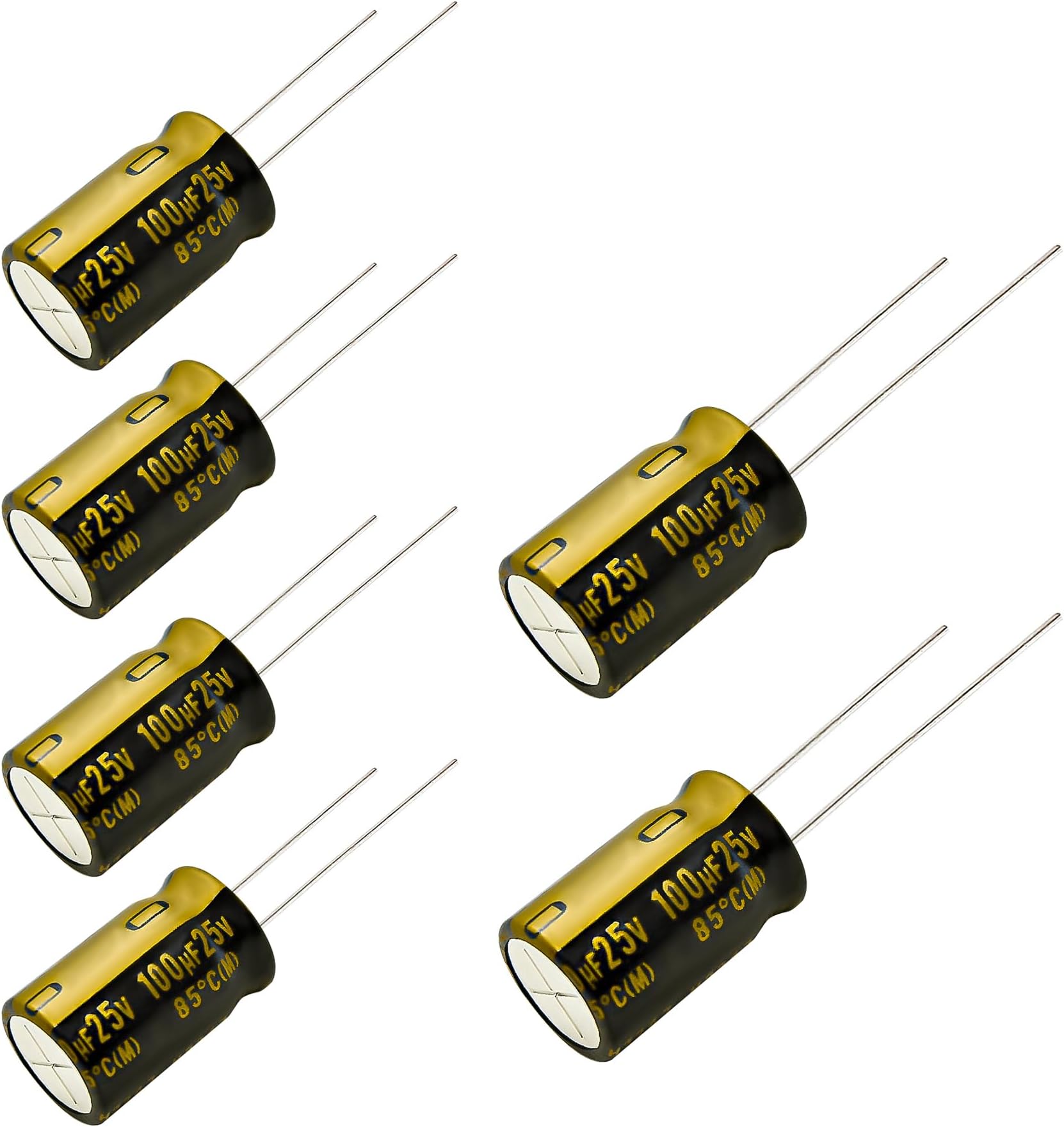 4 pcs Nichicon KZ Muse Capacitors 25V 100uf Premium Audio Grade