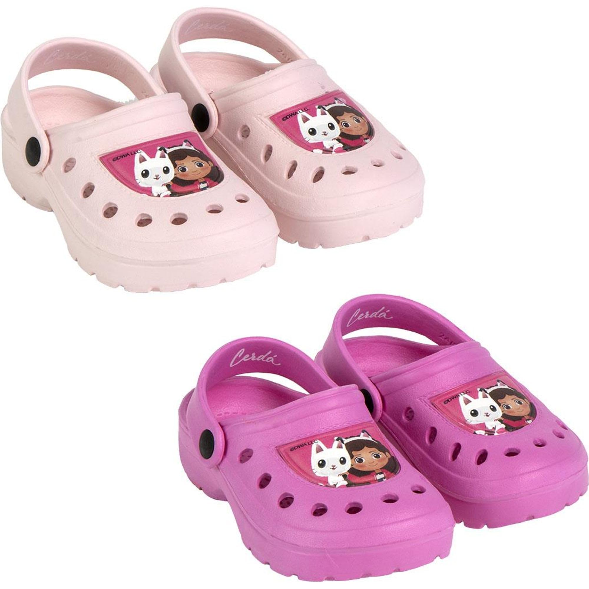 CERDÁ LIFE'S LITTLE MOMENTS Gabby's Dollhouse Children's Clogs, Pink, Clog Girls, Pink, 8.5/9 UK Child