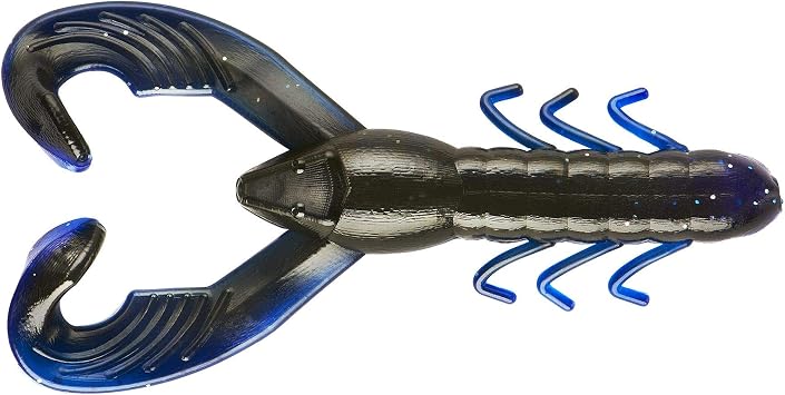 Yum Lures Chrsitie Craw Soft Plastic Bait Fishing Lure - Great for Flipping and Pitching and as a Jig Trailer, 3.5 Inch Length, 8 per Pack