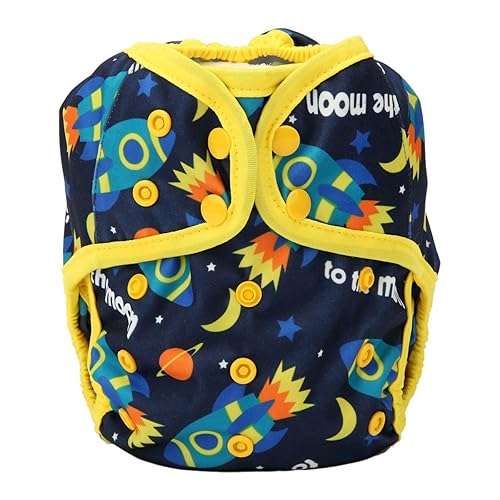 Miniatura 9 de Pañal de tela para bebé, tamaño único, reutilizable para niñas (cactus flamenco)