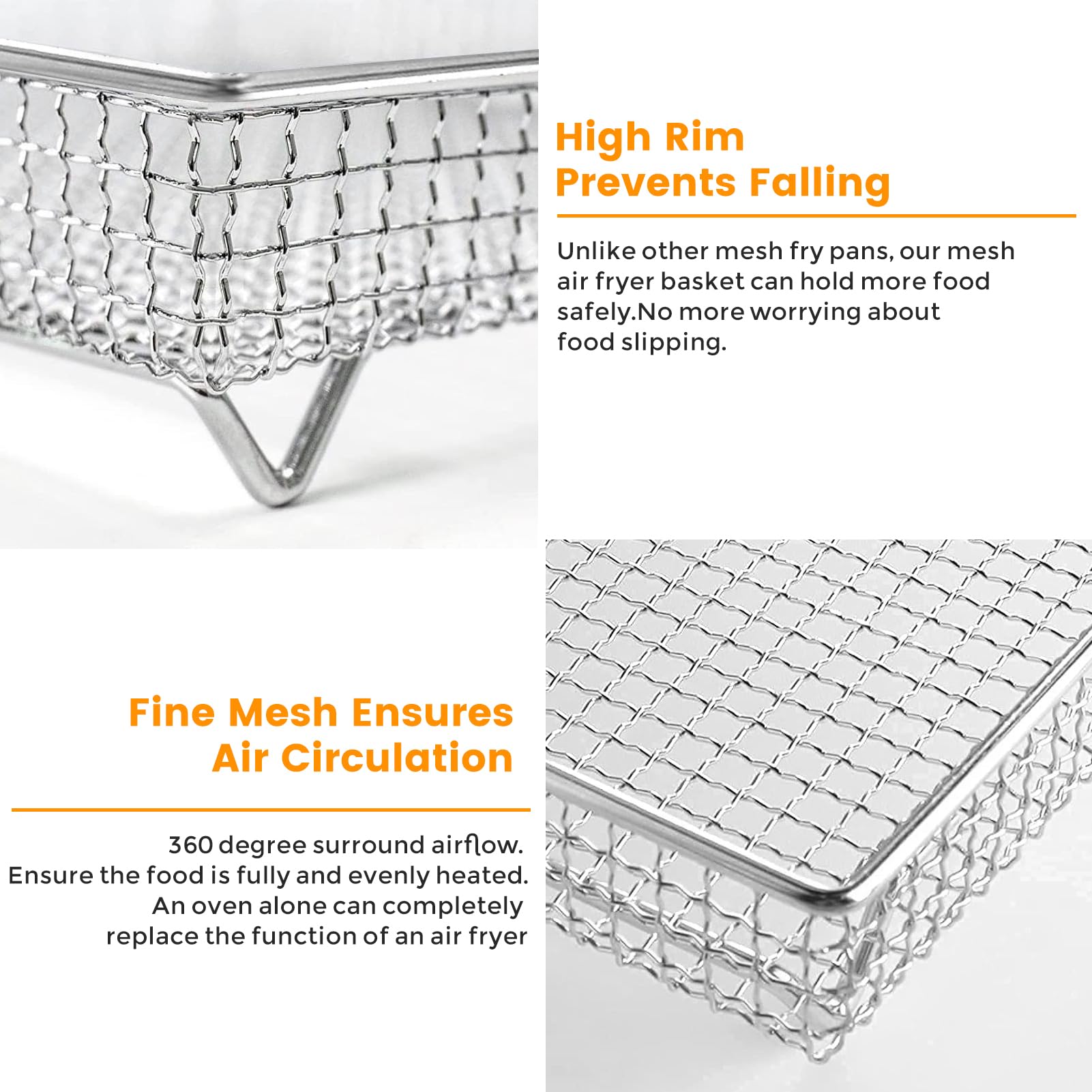 Air Fryer Tray Replacement For Cuisinart TOA60 TOA65