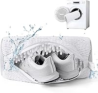 Vista 15 de Shoe Washing Machine Bag,Shoe Laundry Bags for Sneakers, Reusable Shoe Cleaning Bag for All Shoe Sizes Amarillo