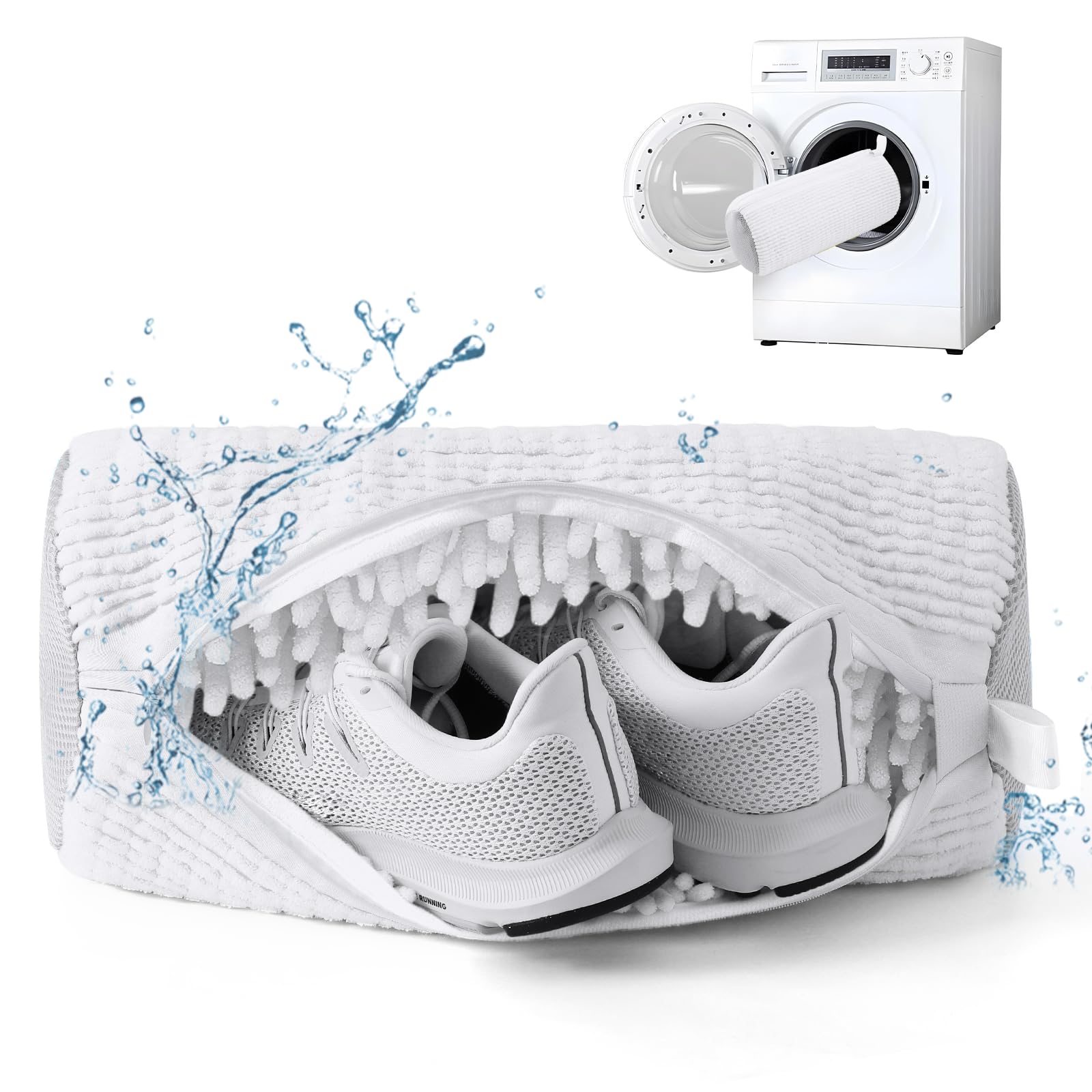 M-Better 1 sacchetto per la biancheria, misura grande, 17,8 x 33,5 cm, colore: bianco